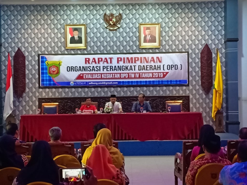 Evaluasi Kinerja OPD, Wawali Langsung Pimpin Rapat Triwulan IV