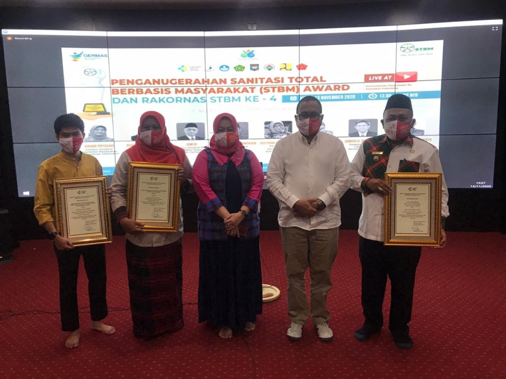 Samarinda Borong Penghargaan STBM Dari Menteri Kesehatan