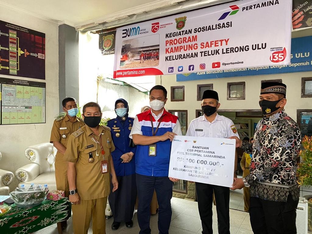 Launching Program CSR Pertamina Kampung Safety, Barkati Pamitan Sebagai Wakil Walikota Samarinda