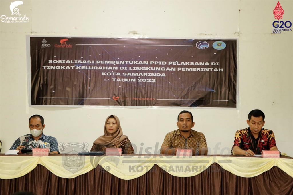 Kominfo Samarinda Sosialisasi Pembentukan PPID di Tingkat Kelurahan