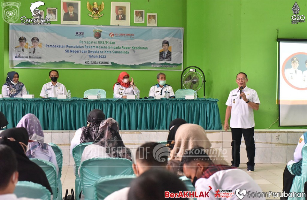 Wawali Samarinda Dr. H. Rusmadi Buka Sosialisasi Pembekalan Pencatatan Raport Kesehatan