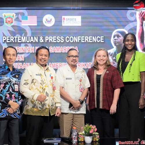Konferensi Pers Pemkot Samarinda Bersama Delegasi Kedubes AS
