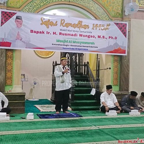 Safari Ramadhan Di Masjid Al Musyawarah, Ridwan Tassa Ajak Perbanyak Baca Al-Quran