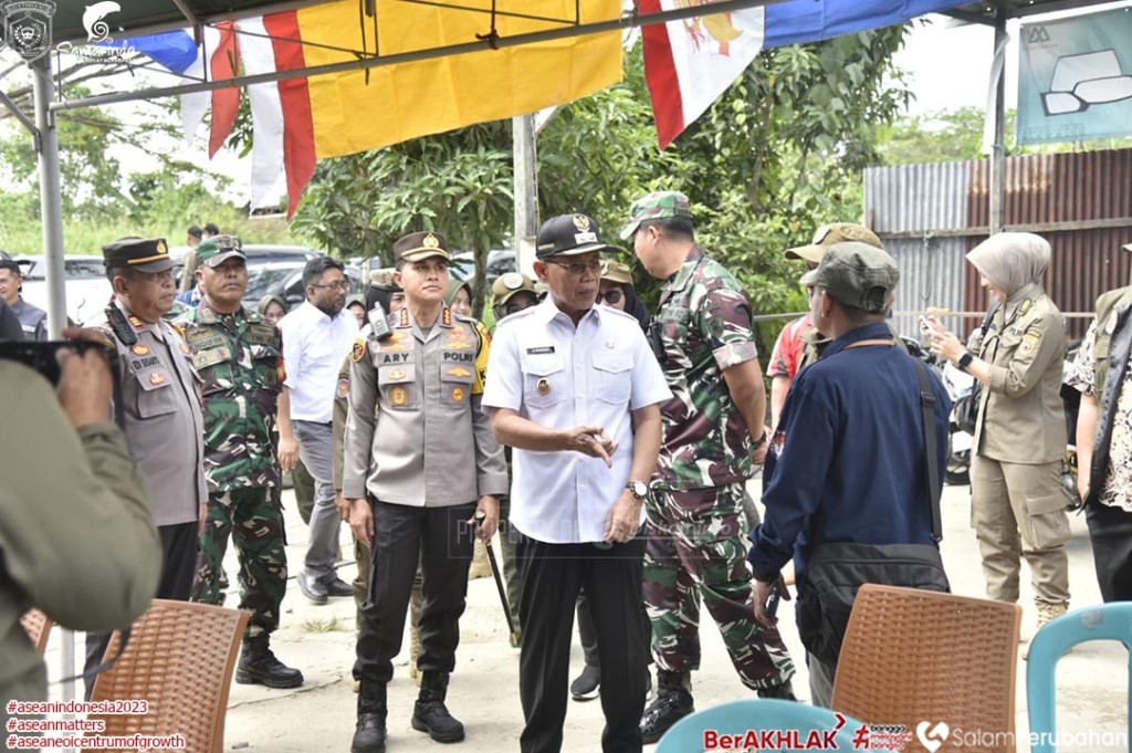 Wakil Wali Kota bersama Forkopimda Kota Samarinda Monitoring Pelaksanaan Pilkada 2024