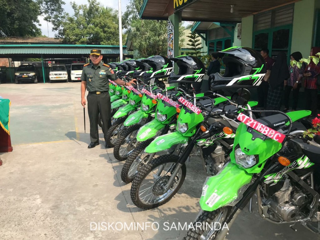 Sigap Kebakaran Hutan, Pemkot Serahkan Bantuan 10 Motor Trail Untuk Kodim