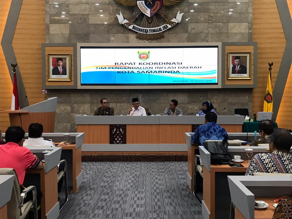 Awal Tahun 2020, TPID Samarinda Atur Strategi Inflasi Lewat Rakor