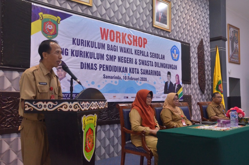 Disdik Gelar Workshop  Kurikulum  Bagi Wakil Kepala SMP