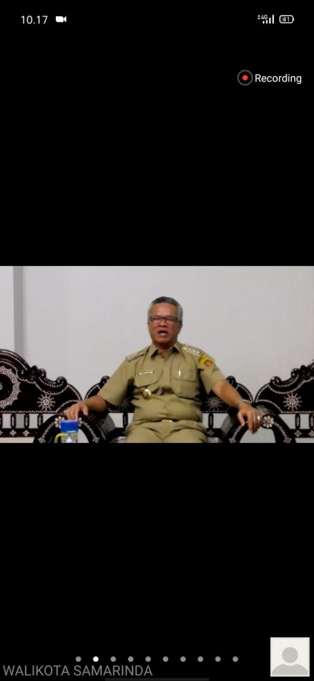 Bahas Covid-19, Jaang Rapat Online Dengan Stakeholder