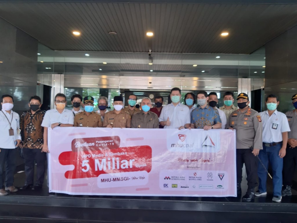 Wawali Terima dengan Gembira Bantuan APD Medis dan Sembako Dari Perusahaan Batubara