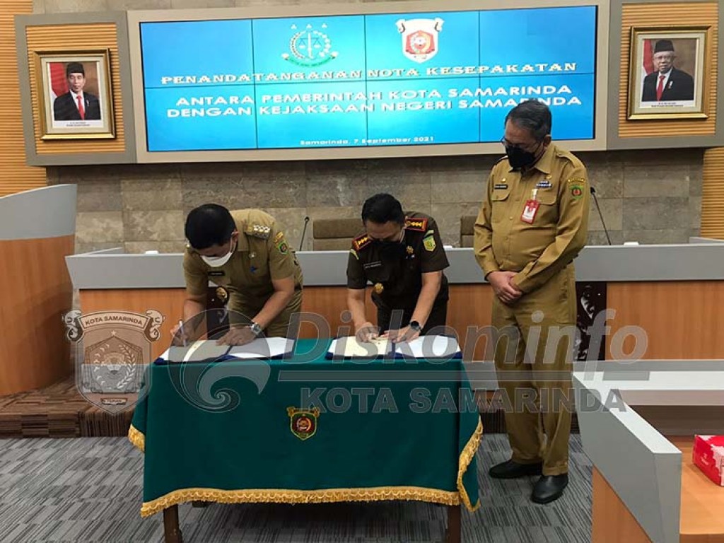 Bantuan Hukum, Wali Kota Samarinda Tandatangani Kesepakatan Kerjasama Bersama Kajari