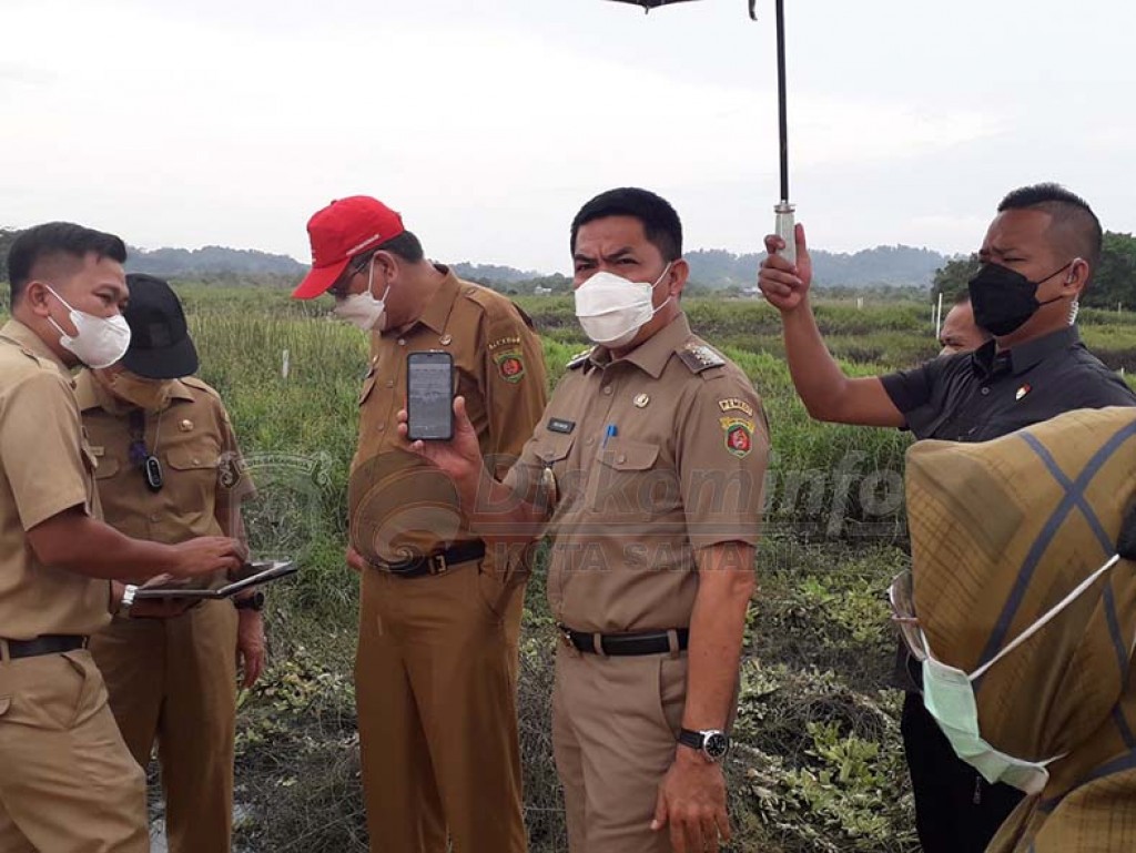 Wali Kota Tinjau Progres Proyek Pengendalian Banjir di Kota Samarinda
