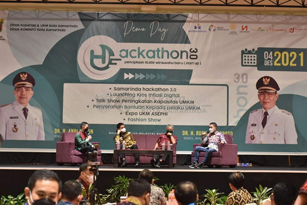 Wali Kota Samarinda Launching Kios Inflasi Digital