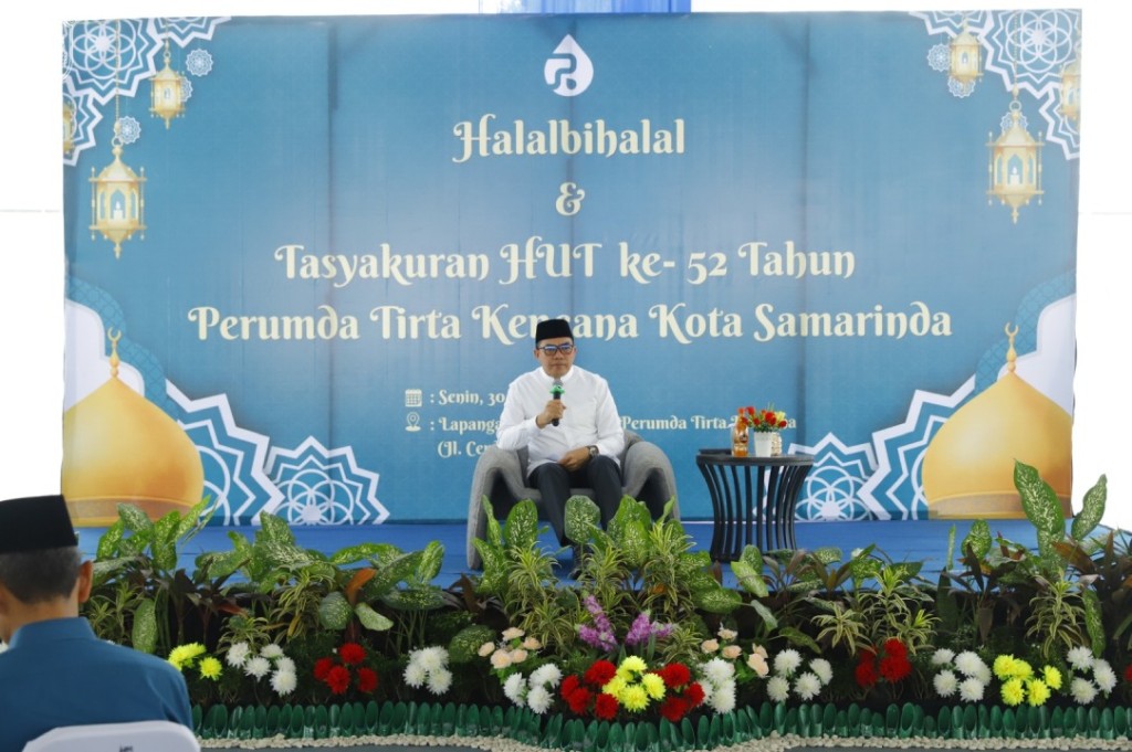 Halal Bihalal dan Tasyakuran HUT ke-52 Perumda Tirta Kencana, Tausiyah Andi Harun Sarat Pesan Kembali ke Fitrah