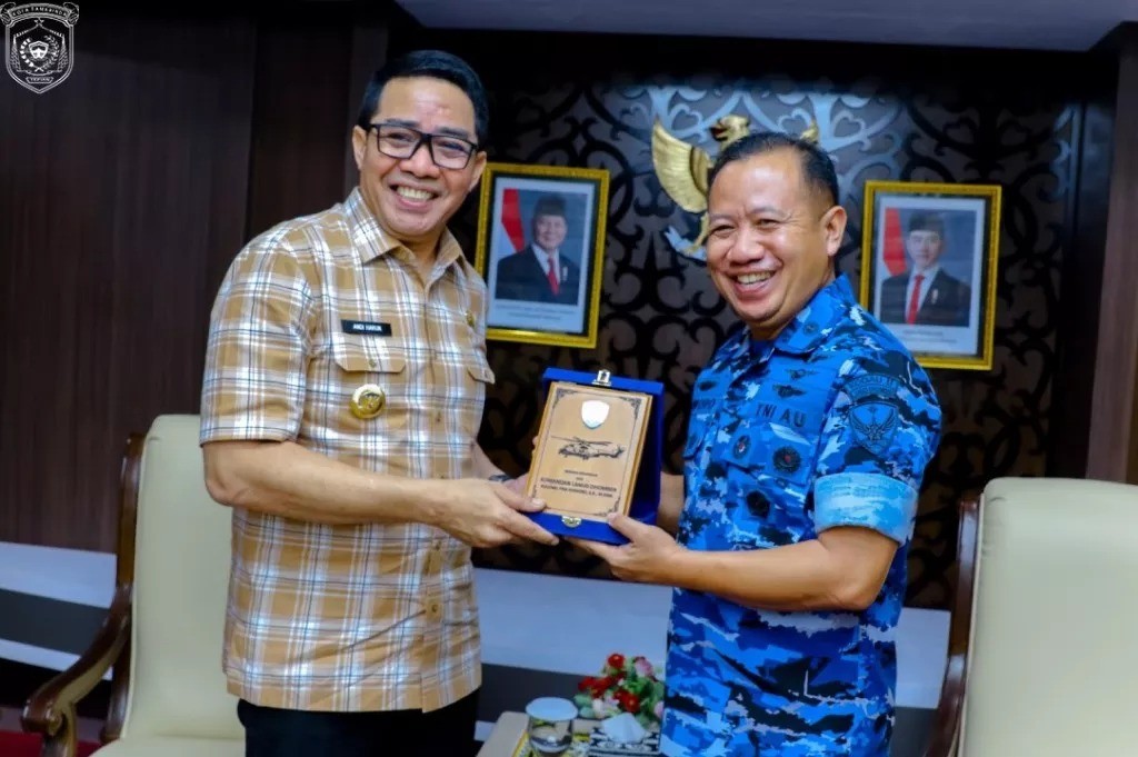 Danlanud Dhomber Silaturahmi ke Balai Kota, Perkuat Sinergi dengan Pemkot Samarinda