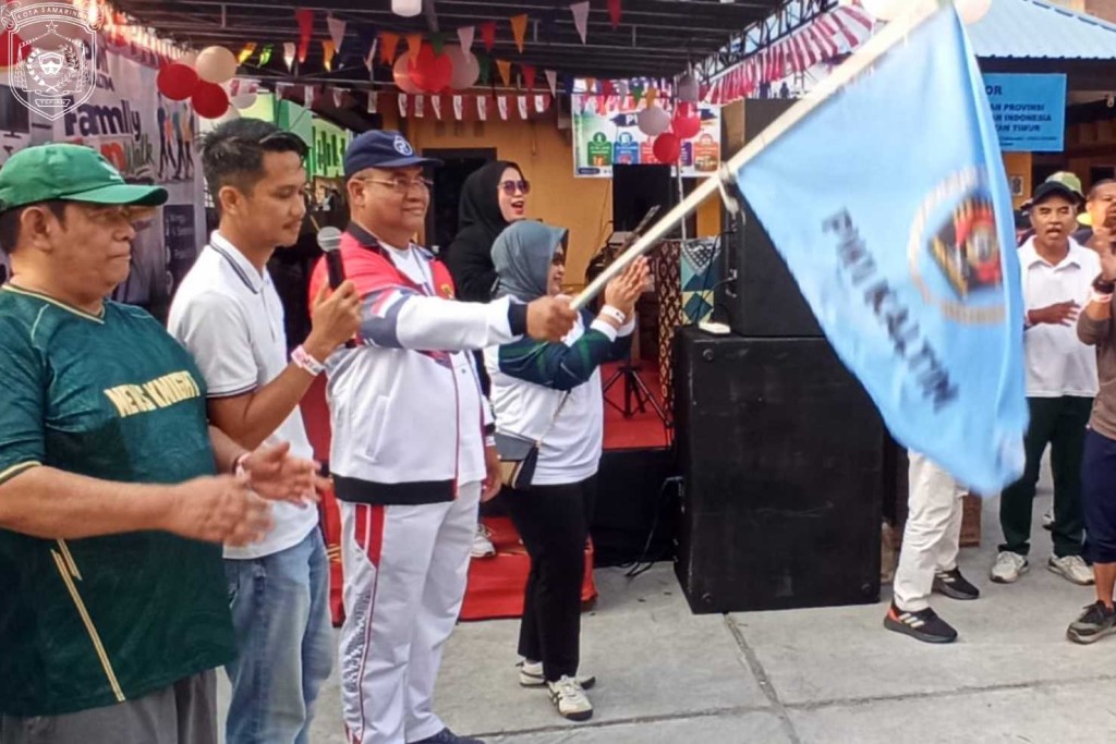 Wakili Wali Kota di Jalan Sehat, Aji Syarif: PWI Rumah Bersama Insan Pers
