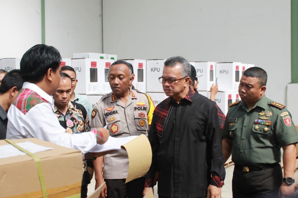 Jaang Bersama Unsur FKPD Tinjau Kesiapan Pemilu