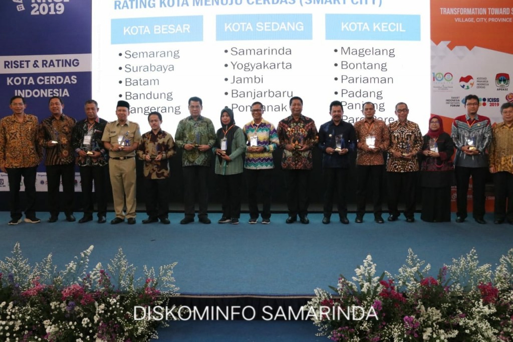 Samarinda Borong Penghargaan  Rating Kota Cerdas Indonesia