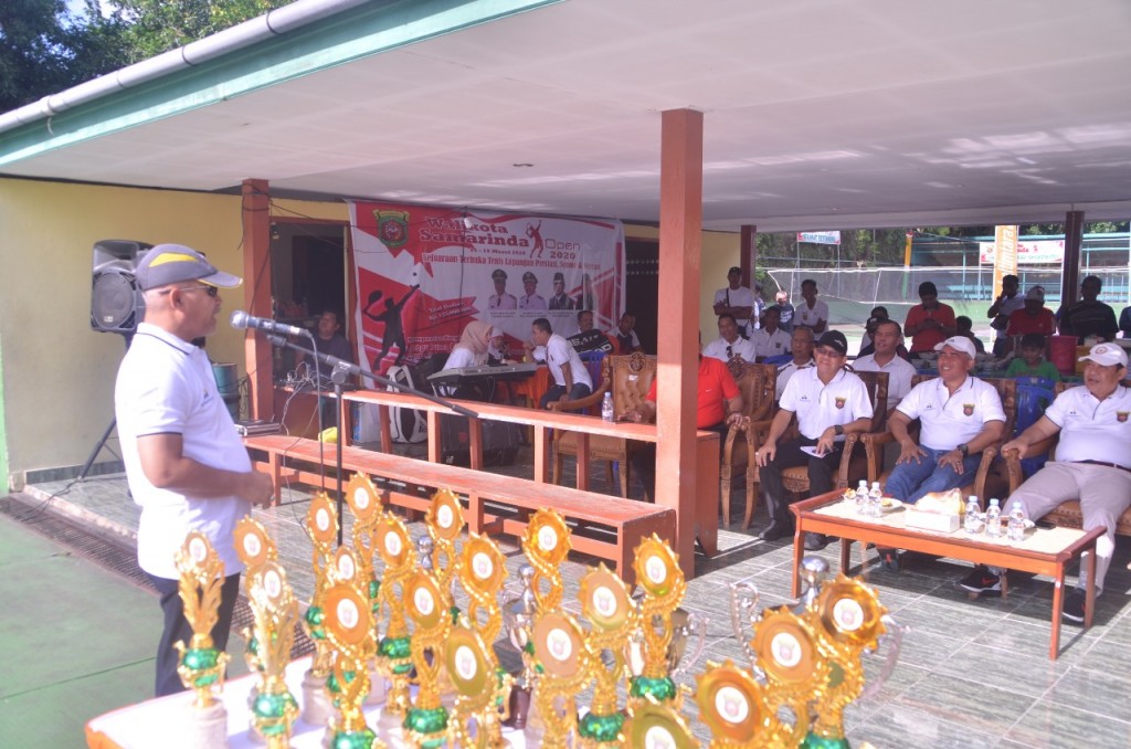 Tenis Walikota Samarinda Open 2020 Resmi Dibuka Barkati