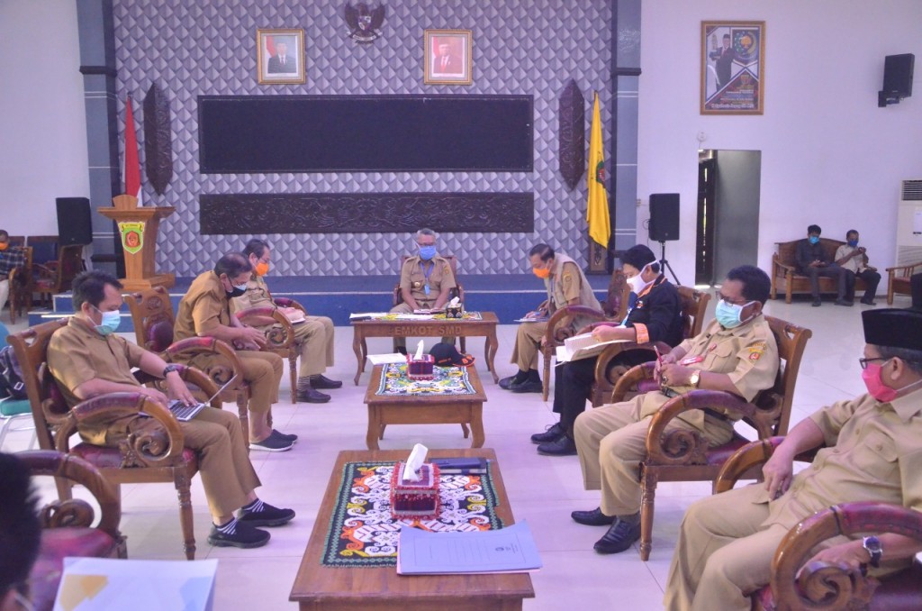 Rakor Kondisi Penyebaran Covid-19, Juga Bahas Persoalan Pembagian Sembako