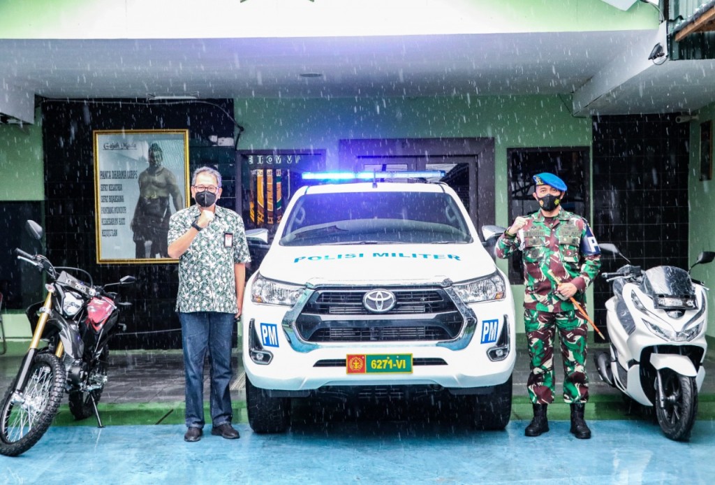 Pemkot Samarinda Bantu Kendaraan Operasional Denpom