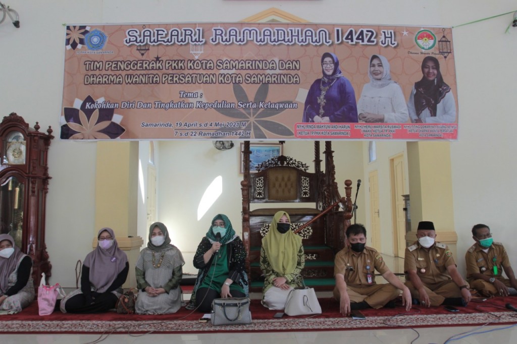 Safari Ramadan Di Kecamatan Sambutan, Ketua PKK Beberkan Program Prioritas Wali Kota Samarinda