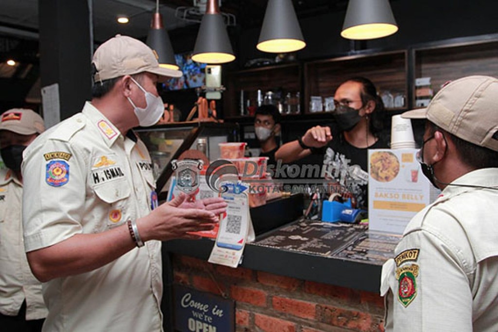 Satgas Covid-19 Kembali Lakukan Penegakkan Prokes di Pusat Keramaian, Perdana Sasar Kecamatan Samarinda Kota