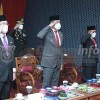 Lewat Vidcon, Wali Kota dan Wawali Ikuti Prosesi Penurunan Bendera di Istana Negara