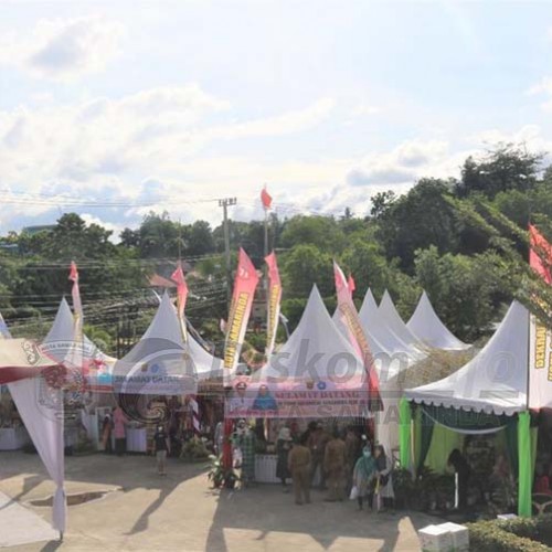 Hari Pertama Mini Expo Rakerwil Apeksi Diserbu Warga, Tetap Utamakan Prokes