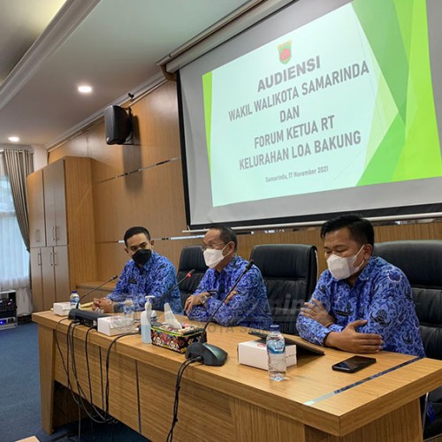 Bahas Masalah Banjir, Forum Ketua RT Loa Bakung Audensi Bersama Wawali Rusmadi