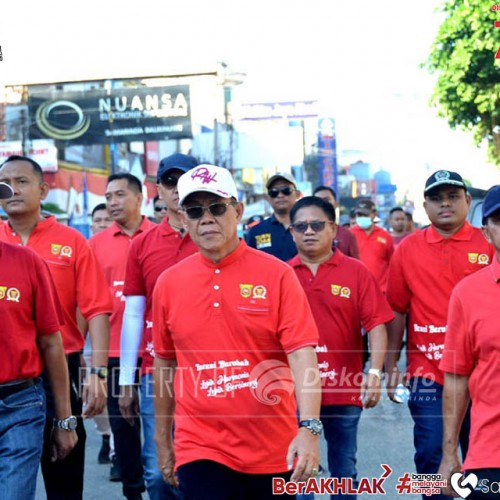 Wawali Rusmadi Jalan Santai Bersama DPRD Kota Samarinda
