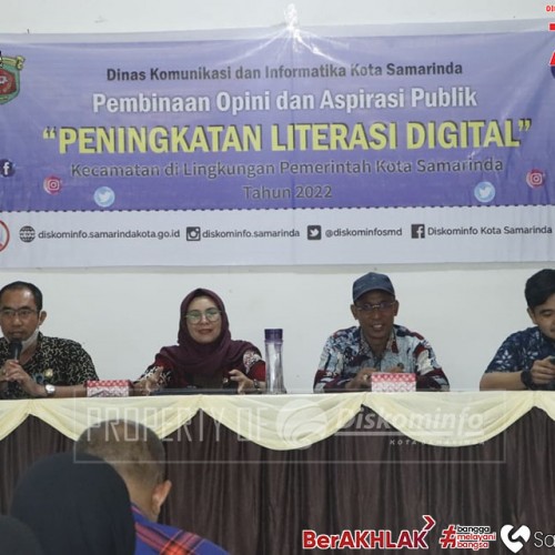 Soialisasi Literasi Digital, Kominfo Kota Samarinda Ajak Masyarakat Memanfaatkan Teknologi Digital Agar Lebih Produktif