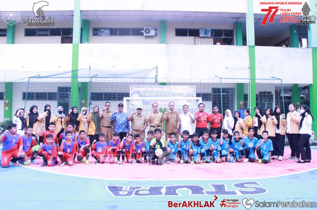 Wawali Rusmadi Buka Turnamen Futsal Tunas Kelapa ke 12