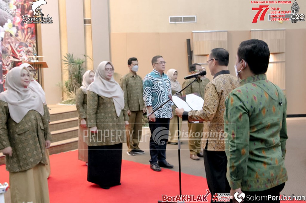 Rinda Wahyuni Andi Harun Dikukuhkan Menjadi Ketua PPTI Kota Samarinda