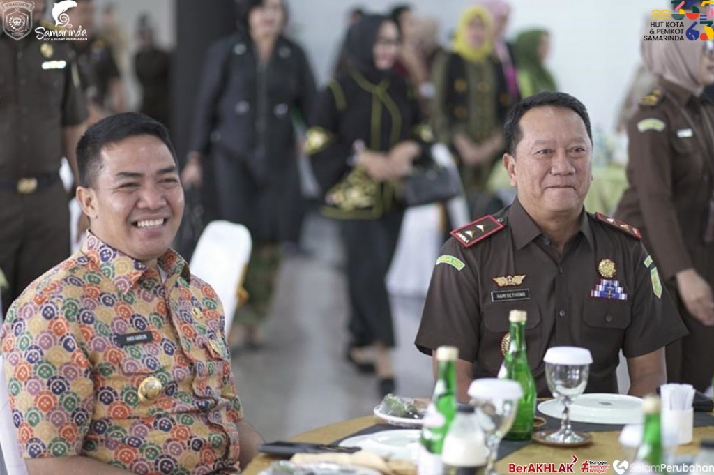 Wali Kota Andi Harun Sambut Kajati Baru Kaltim Hari Setiyono