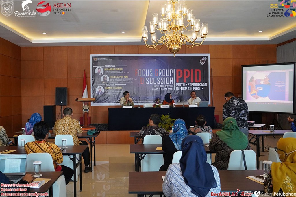 Kabid PPI Diskominfo Samarinda Jadi Narasumber FGD Komisi Informasi Kaltim