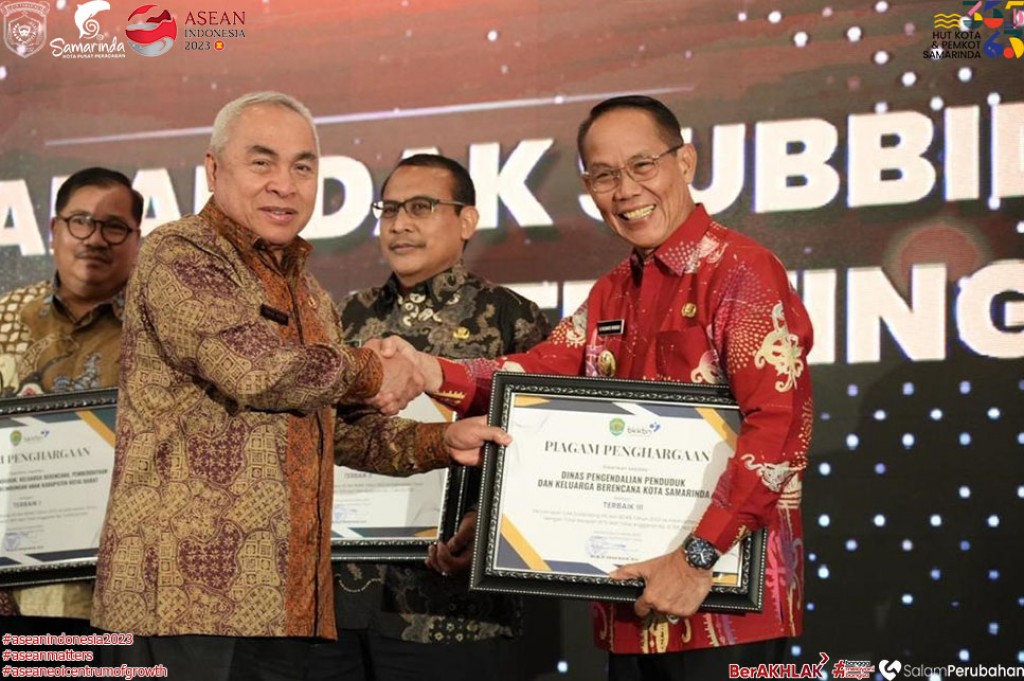 Serapan BOKB Cukup Tinggi, Samarinda Raih Penghargaan dari BKKBN