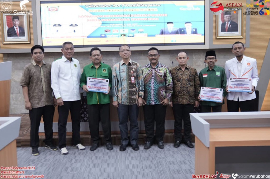 Pemkot Kucurkan Rp 2 Miliar untuk 10 Partai Politik di Samarinda