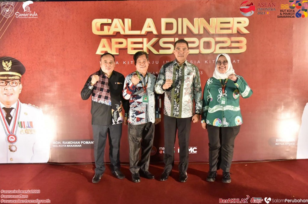 Andi Harun Walikota Samarinda Hadiri Gala dinner Rakernas APEKSI 2023 di Makassar