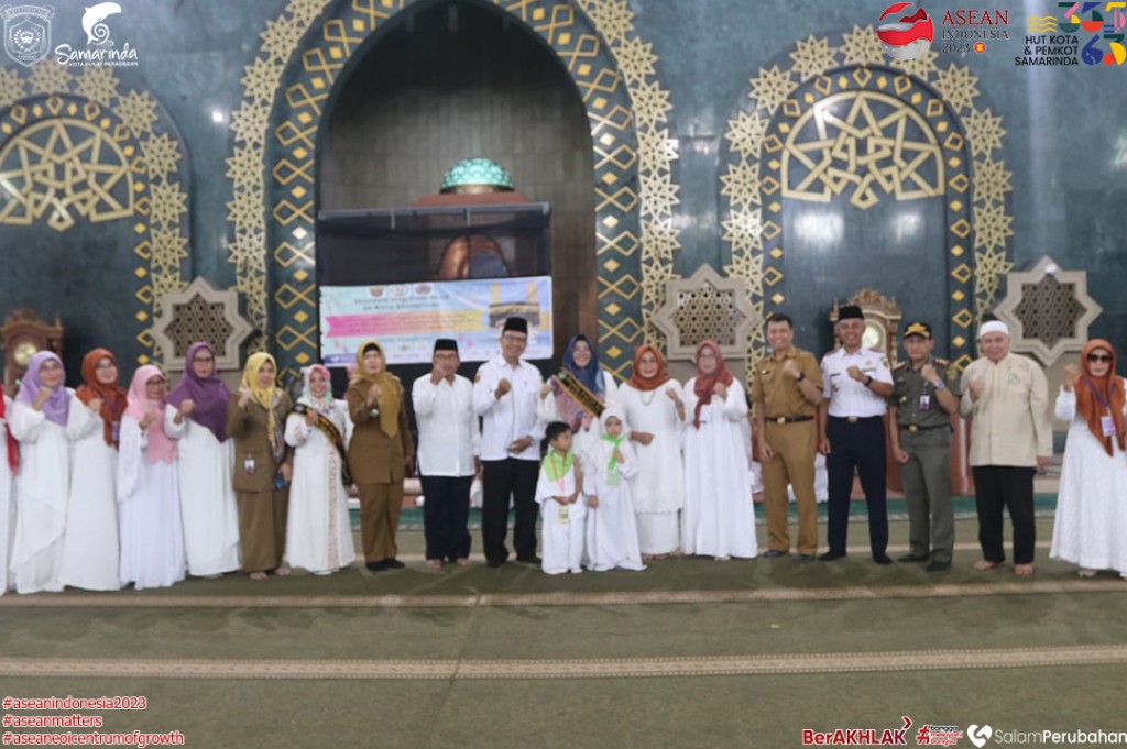 7025 Siswa dan Siswi TK dan Paud Se-Kota Samarinda Ikuti Manasik Haji Cilik
