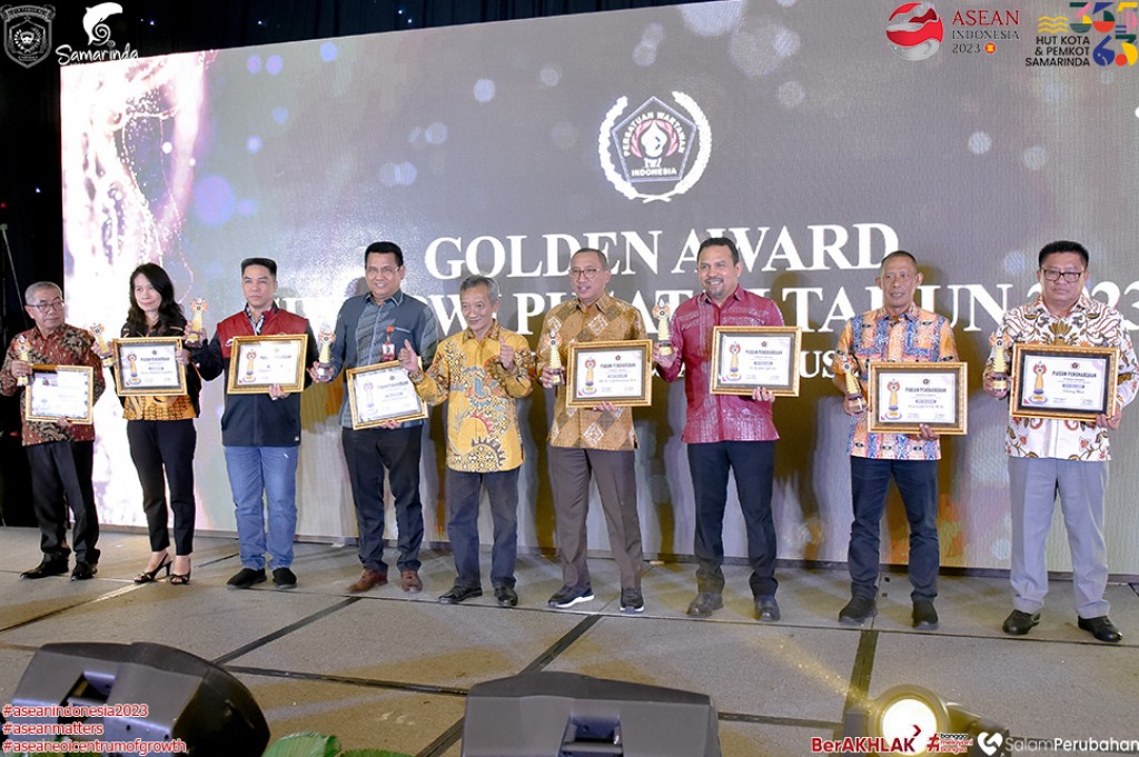 Wali Kota Samarinda Raih Penghargaan Golden Award Kategori Wali Kota Peduli Olahraga
