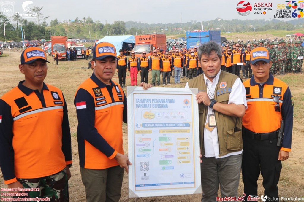 Pimpin Apel Simulasi Latihan Bencana Banjir, Andi Harun: Keselamatan Warga Hukum Tertinggi Negara