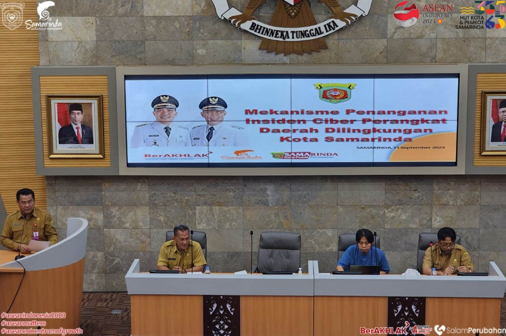 Diskominfo Samarinda Sosialisasikan Mekanisme Penanganan Insiden Siber