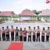 Gelar Senjata dan Upacara Peringatan HUT Pramuka ke-62 Kwaran Loa Janan Ilir di SMK 14 Samarinda