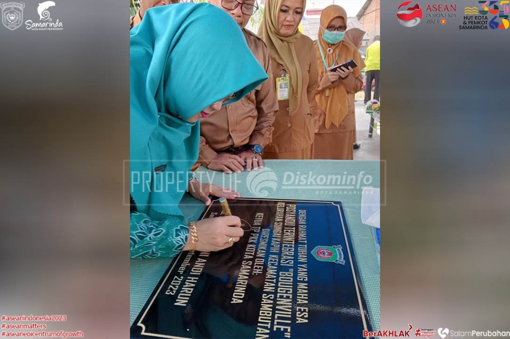 Rinda Resmikan Posyandu Terintegrasi Bougenville Sungai Kapih, Samarinda Miliki 714 Posyandu