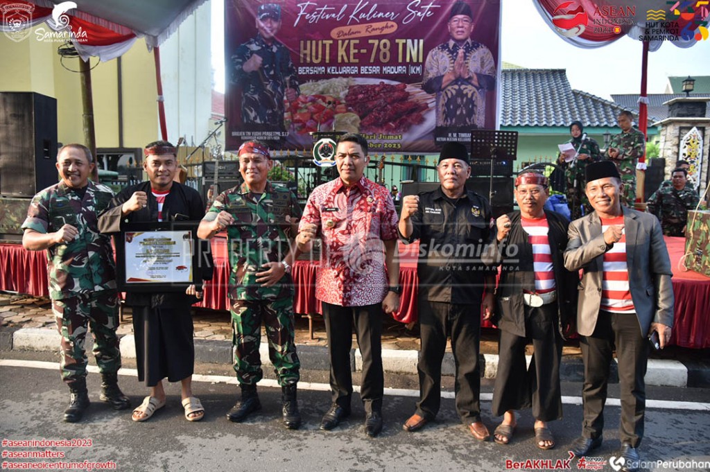 Walikota Samarinda Hadiri Festival Sate di Korem 091/ASN