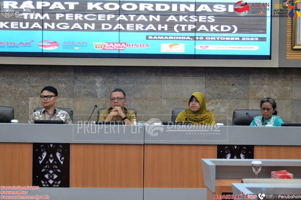 Rakor TPAKD Bahas Realisasi Program Kredit Bertuah, Satu Rekening Satu Pelajar, dan Ekosistem Keuangan Inklusif Desa Budaya Pampang