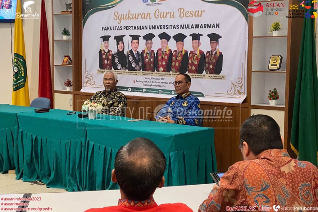 Hadir di Syukuran 8 Guru Besar Faperta Unmul, Wawali Rusmadi Sebut Salah Satunya Pantas Jadi Menteri Pertanian