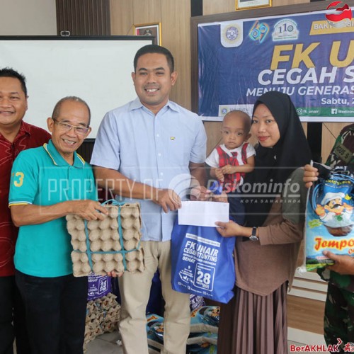Cegah Stunting, FK UNAIR Bagikan Paket Sembako untuk 70 Ibu dan Balita