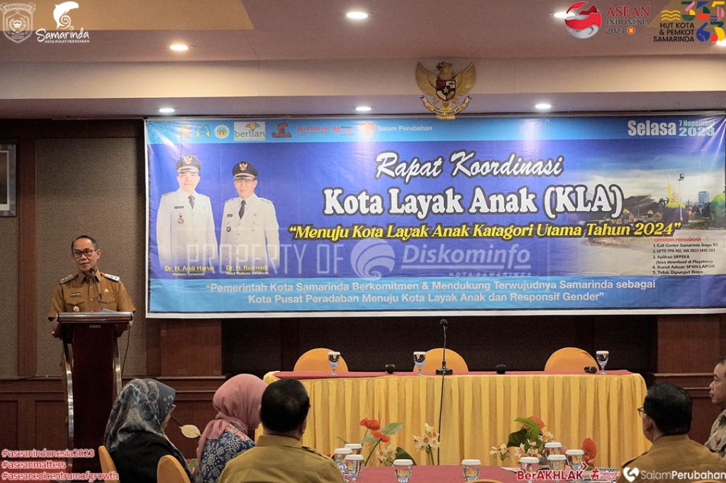 Rusmadi Buka Rakor "Samarinda Menuju Kota Layak Anak Kategori Utama Tahun 2024"