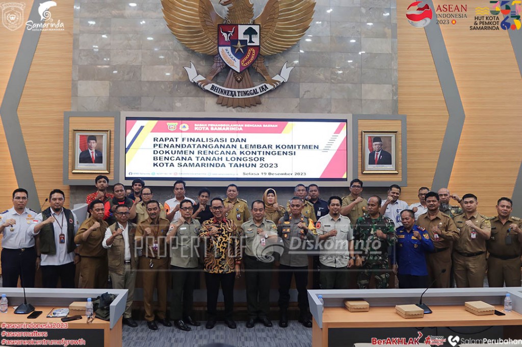 Penandatanganan Kontinjensi Bencana Longsor, Pemkot Perkuat Kerjasama Pencegahan dan Penanganan Bencana